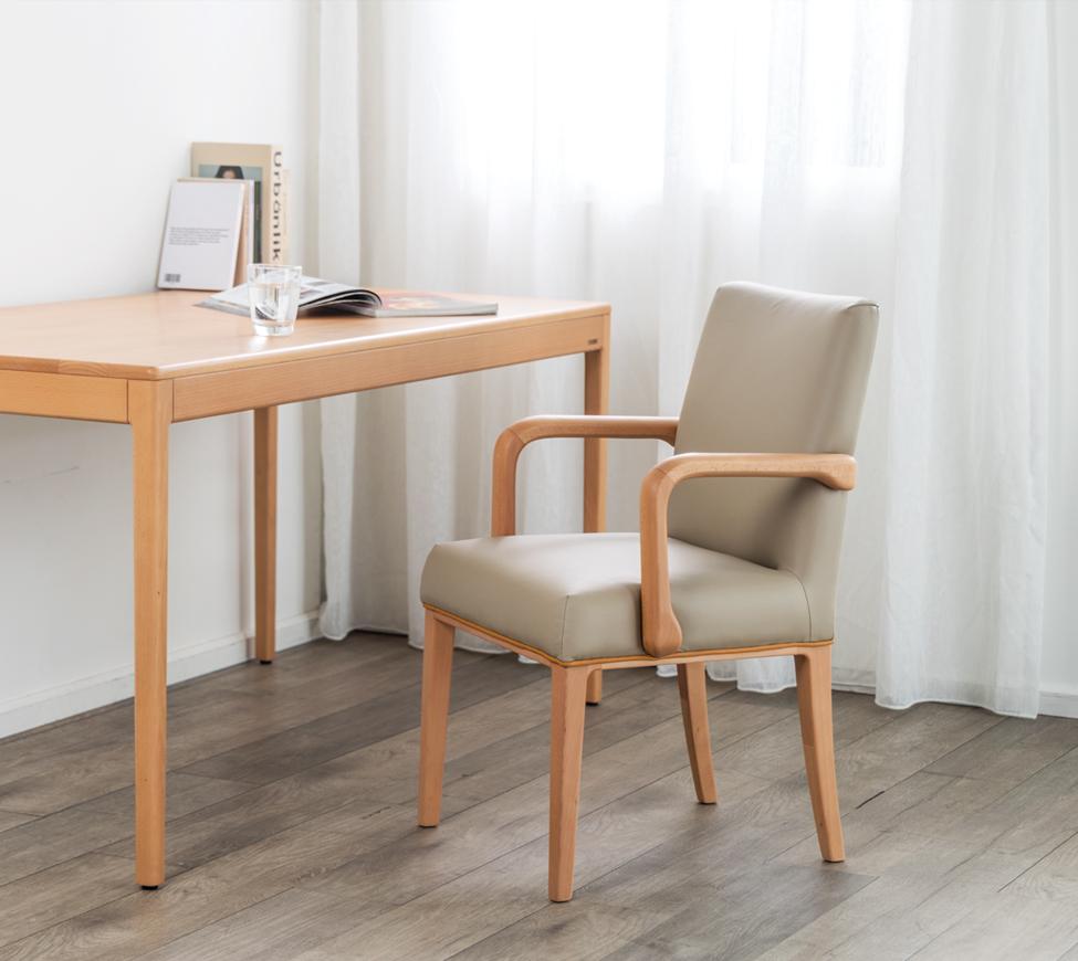 敦雅扶手椅-牛皮_情境