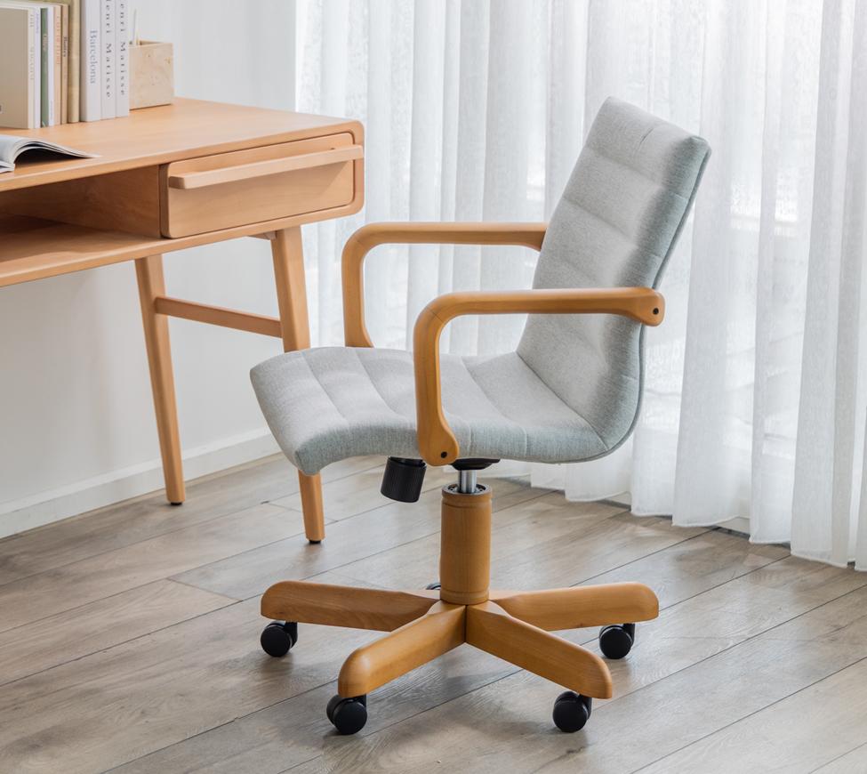 書韻花笠扶手椅_附輪_情境