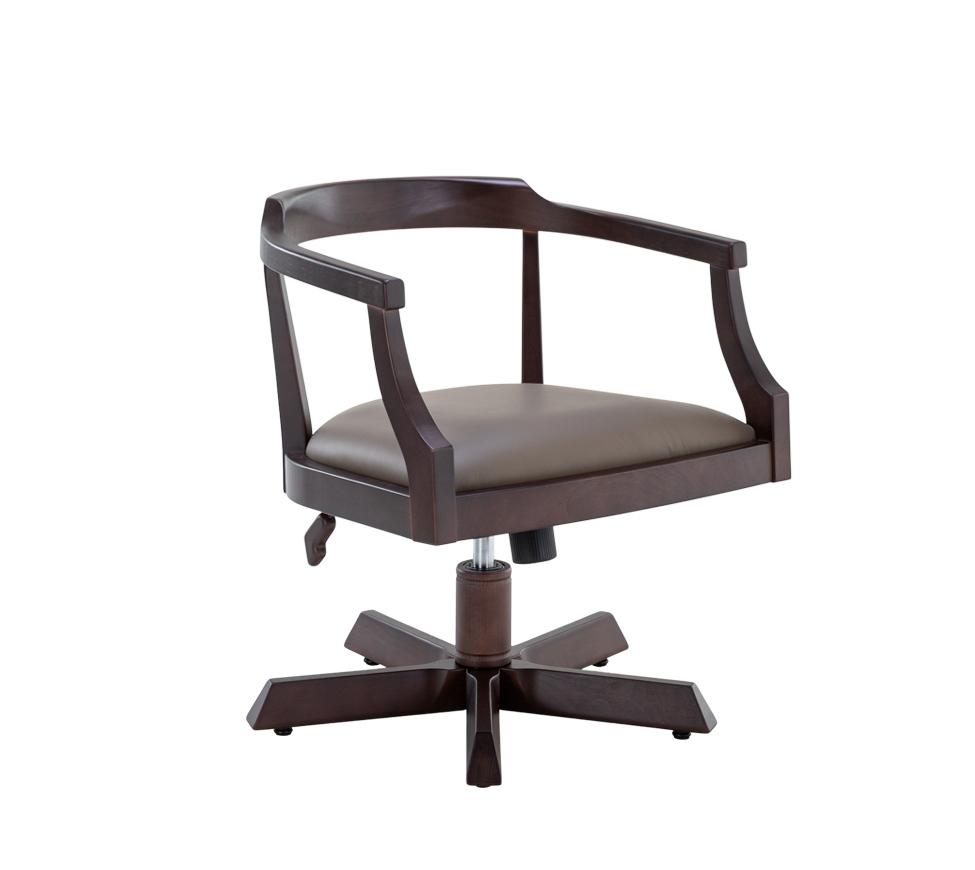 禮昂金磚扶手椅_皮色LB605_無附輪_WT