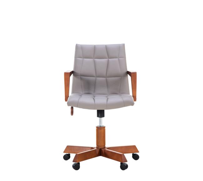 刻換金磚扶手椅_牛皮附輪_LB610_NT_去背01